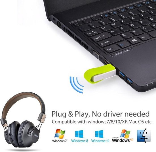 Avantree DG50- Leaf - Lange Afstand USB Bluetooth Audiozender