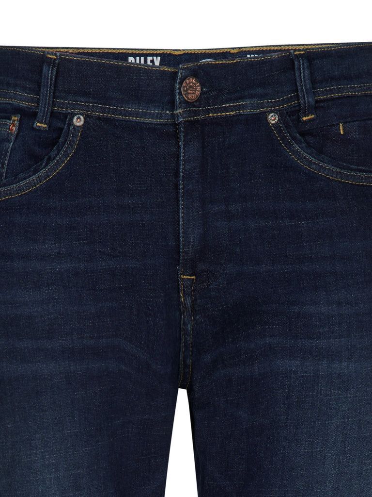 Petrol Industries Santiago Jeans - Dark Used - Denim Straight - W36-L36