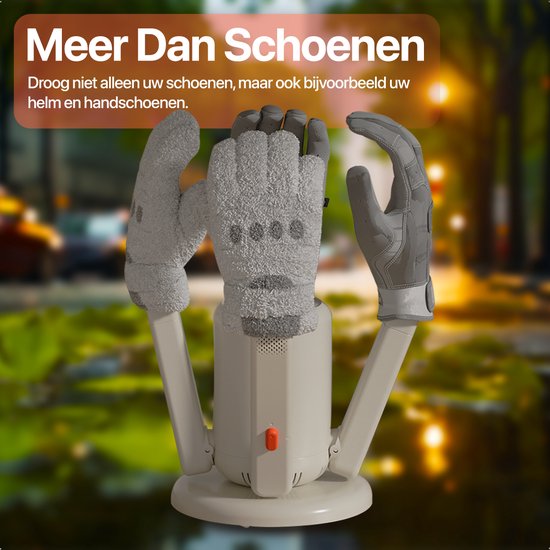 KRAFT Schoenendroger Pro XL - 2 Paar Schoenen Drogen - UV Sterilisatie - Rozenzout Geurverwijderaar - Schoenverfrisser - 2 Slangen voor Lange Schoenen - Schoendroger Laarzen