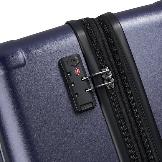 Delsey JH004C 76 cm Vergrootbare Reiskoffer - Blauw