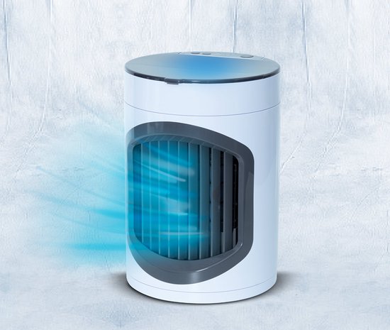 Livington SmartChill wit - draagbare luchtkoeler - waterkoeling - luchtkoeler - 3 snelheden - voor 12 uur koeleffect