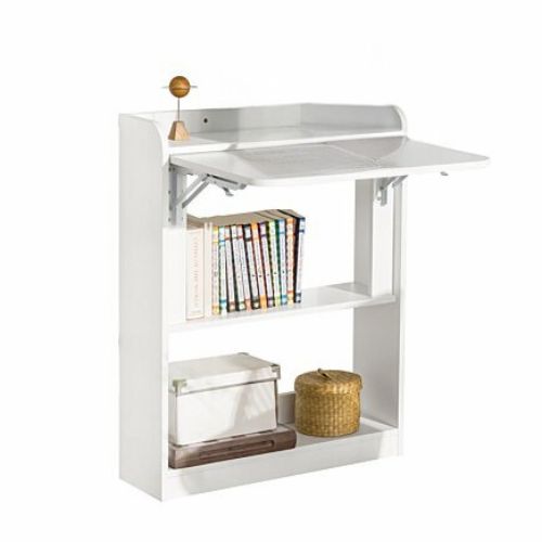 SoBuy Opvouwbaar Bureau - Max. 35 kg - 64 x 58 x 82 cm - Wit