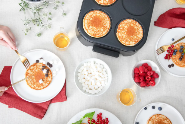 Fritel PM 2260 Pannenkoekenmaker - Zwart - 53x28x12,7cm - 1500W, PFAS-Vrij
