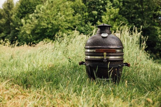 Grizzly Grills Kamado Elite Compact – Ø33 cm / Ø13inch – Houtskoolbarbecue - Kamado - compleet met platesetter en aspook