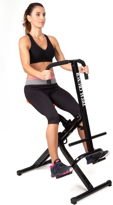 TOTAL Crunch hometrainer - fitnessapparaat - biceps, latissimus, buik, schouders, rug en deltaspieren - lichte cardiotraining - Mail Order Edition
