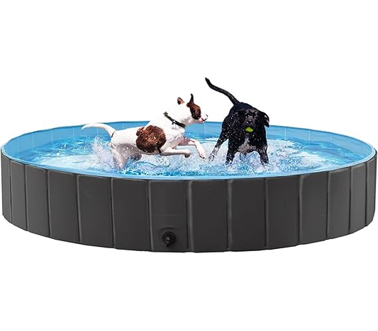 Yaheetech Opvouwbaar Hondenzwembad Ø100/120/140/160 x 30 cm - PVC - Antislip