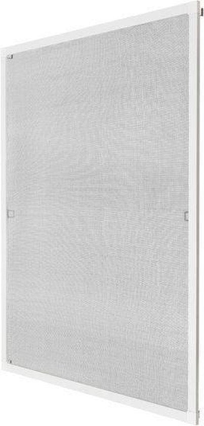 tectake - Inzethor Raamhor Vliegenhor - 120x140 cm - Wit - 401206