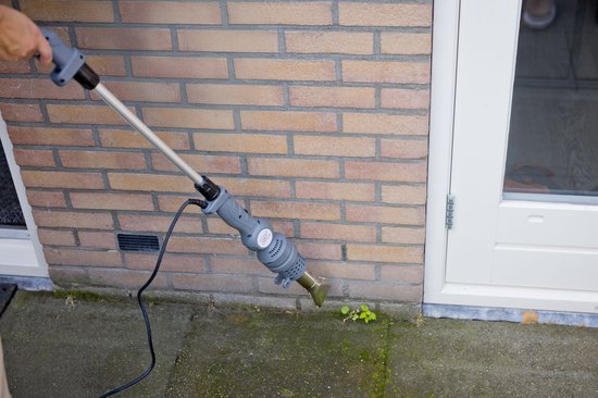 QLT 3-in-1 Elektrische Onkruidbrander - BBQ aansteker - Lak- en verfbrander - 2000W - Met 5 Opzetstukken & Wielen