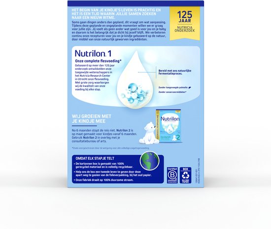 Nutrilon 1 Volledige Zuigelingenvoeding 1,2 kg - Baby 0-6 Maanden