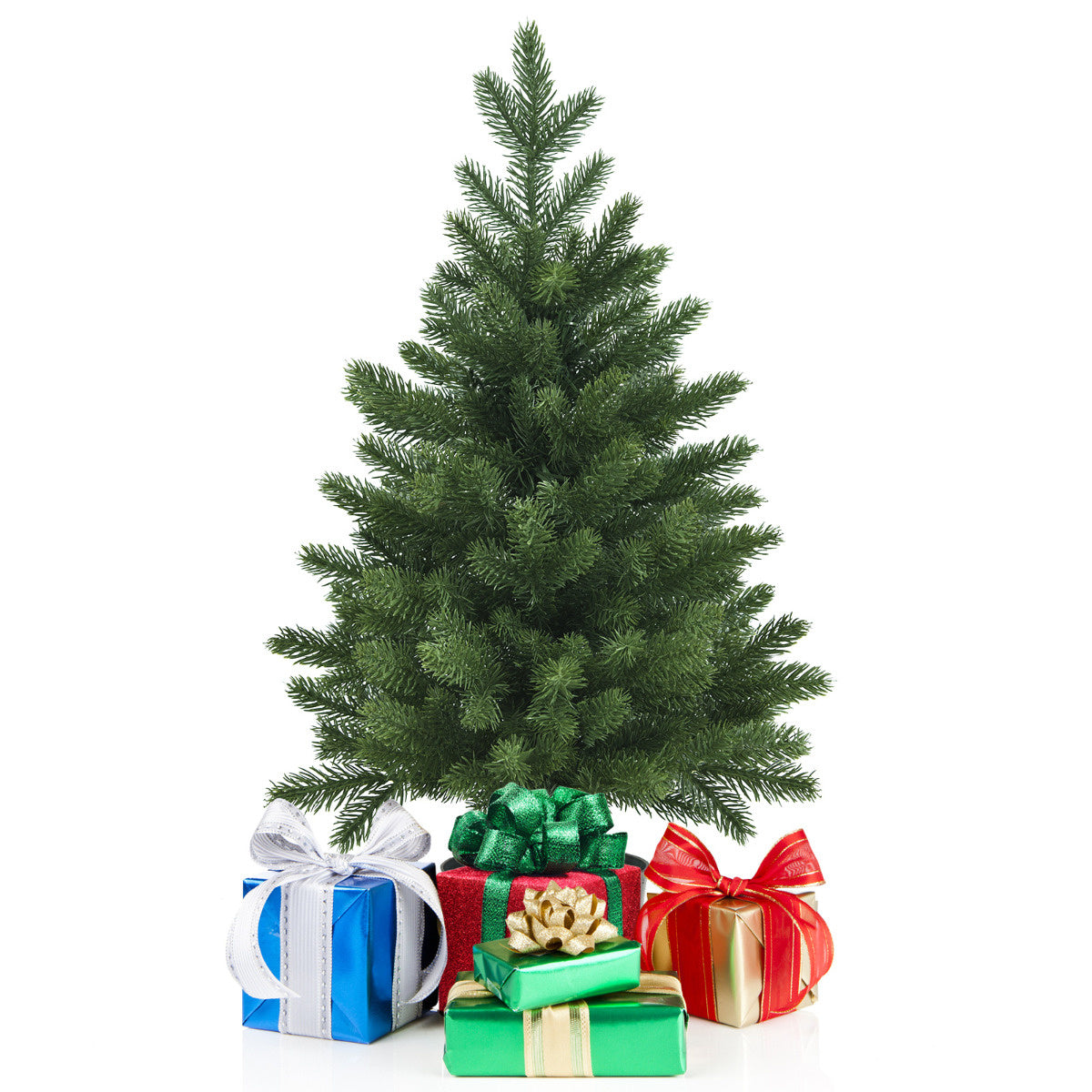 Coast Kunstkerstboom - Stabiele Potvoet - 40 x 40 x 60 cm - Groen