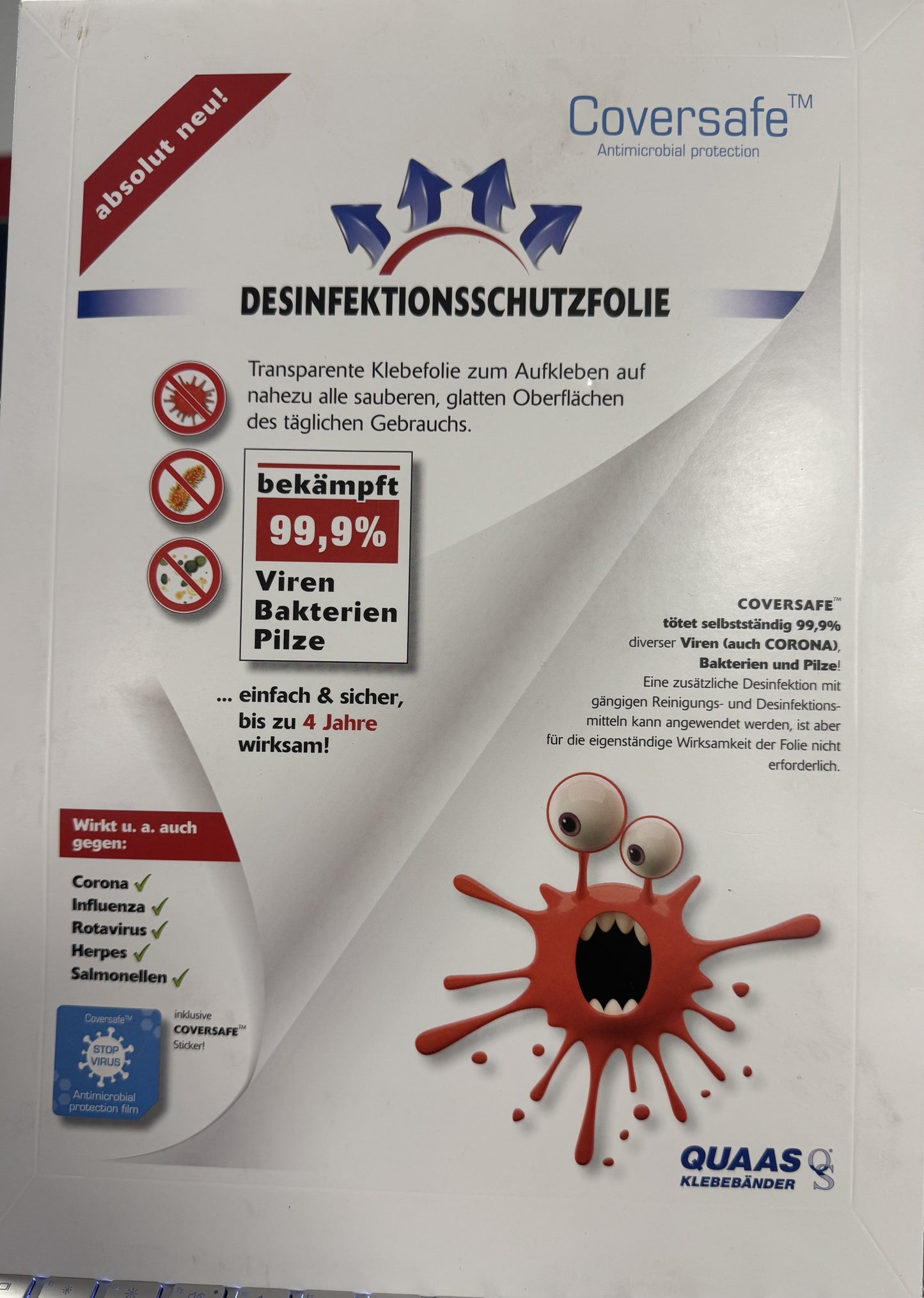 Desinfectiebeschermfilm