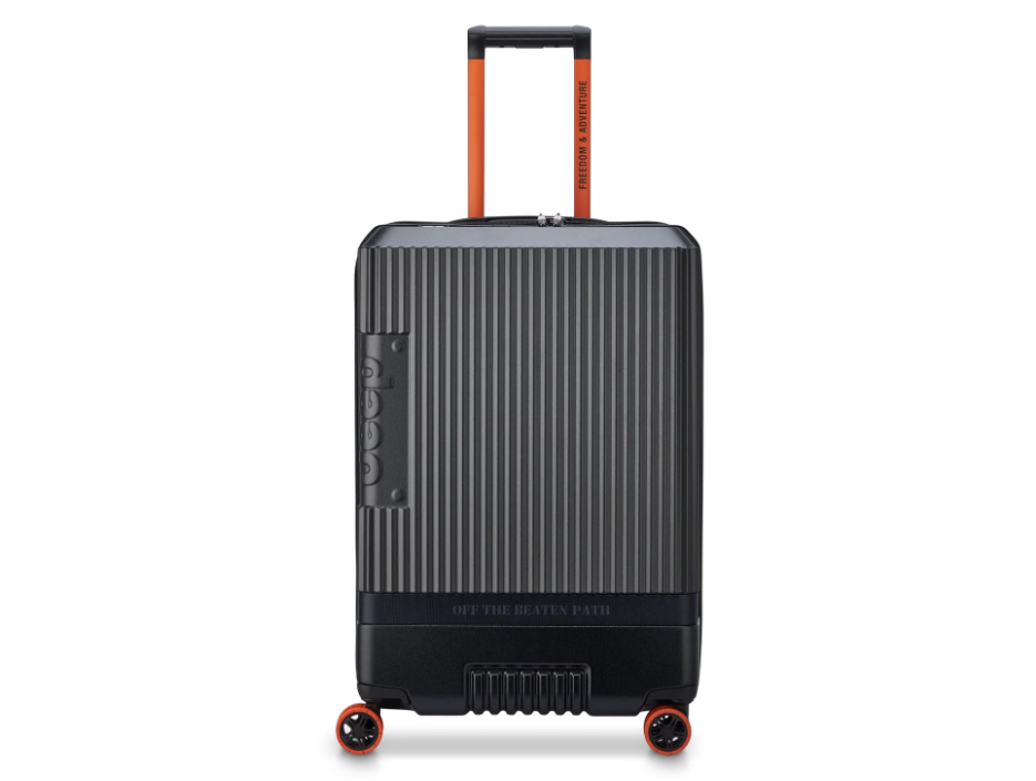 Jeep Handbagagekoffer Uitbreidbaar 37L JH001A – Antraciet – Polycarbonaat - 55 x 40 x 21/24 cm