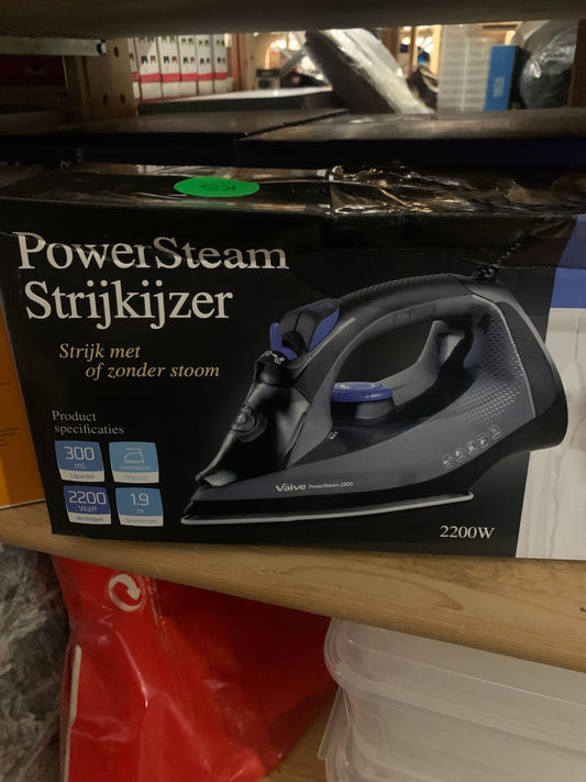 Vaive PowerSteam 2200 Strijkijzer - Stoomstrijkijzer – Iron - stoomstrijkijzers - 2200W – 350 ML Watertank - Stoomstootfunctie