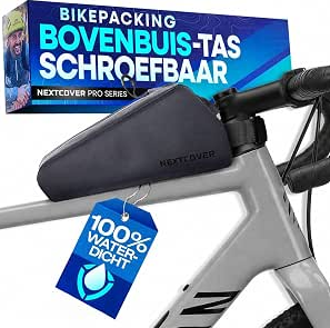 Nextcover Bikepacking Bovenbuistas - 0,8L - Schroefbaar - Zwart