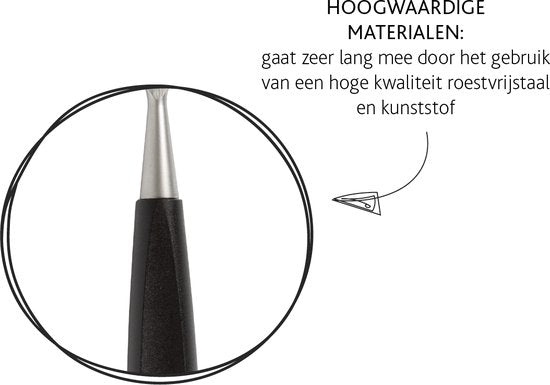Boska Kaasschaaf Zacht Milano+ - Kaasschaaf voor jonge kaas - RVS - Vaatwasserbestendig – Kaasschaaf Zwart - Cadeautips - Keukengerei - Keuken accessoires - 10 jaar garantie
