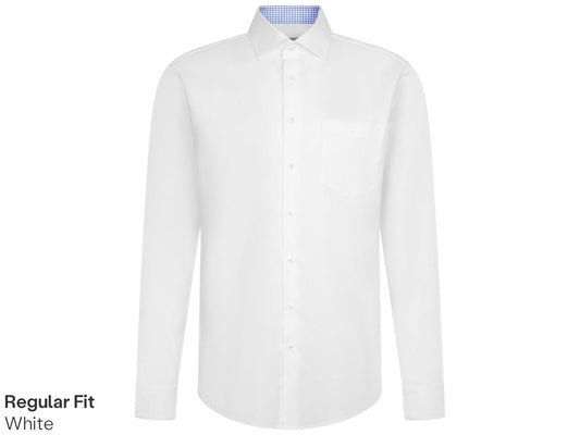 Seidensticker New Kent Business Shirt - Slim Fit - maat 42 - White