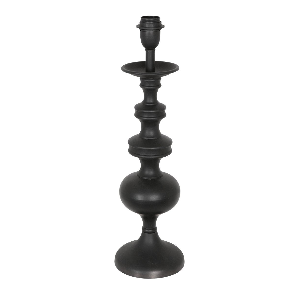 Anne Lighting tafellamp Lyons - zwart - metaal - 15,5 cm - E27 fitting - 3467ZW