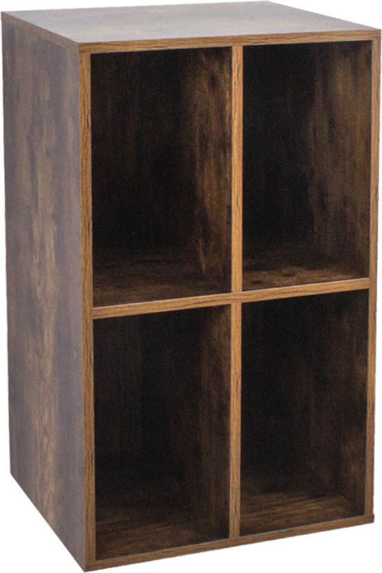 VDD Vinyl Wish - Platenkast - Bruin - 74.5x37x44.5