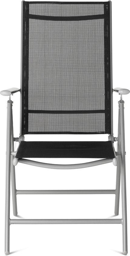 909 OUTDOOR Tuinstoelen Set van 2 - Inklapbaar - Verstelbaar - Aluminium & Textileen - 69x56x106 cm