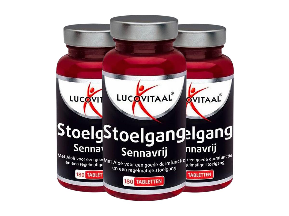Lucovitaal Stoelgang Tabletten - 3 x 180 Tabletten - Aanbieding