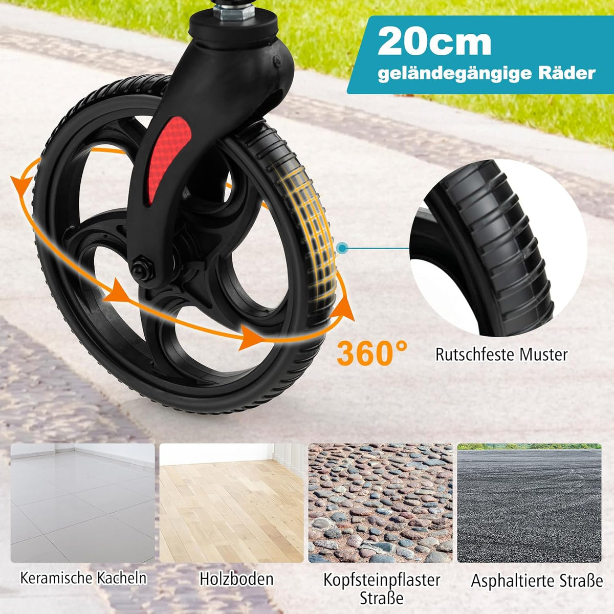 Coast Opvouwbare Rollator - Multifunctioneel - Verstelbare Hoogte - Met Tas en Stokhouder - Zwart