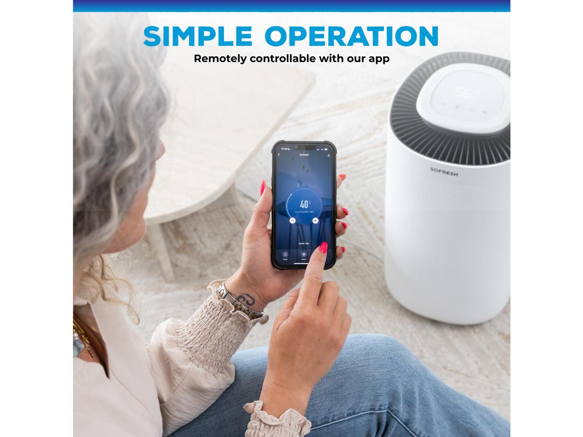 Sofresh Virgo 2-in-1 Luchtontvochtiger en Luchtreiniger - Capaciteit 16L - Wit
