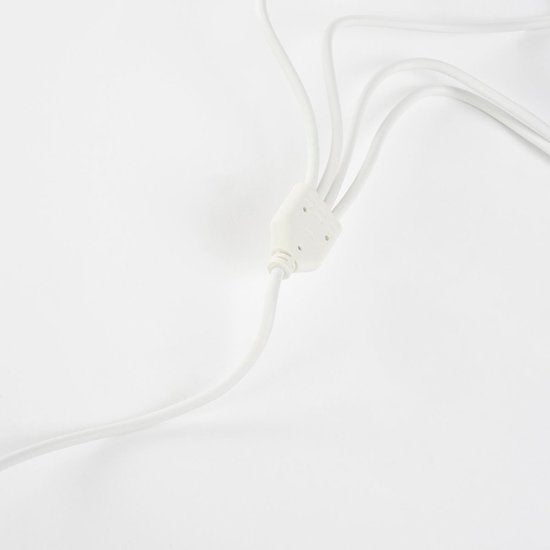 Luville Kerstdorp Switch Adapter 4,5 Volt met 4 Plugs - Kerstversiering voor Binnen - Kerst Decoratie Miniatuurwereld - Vervangt Batterijkastje - 7 x 4 x 5 cm - Wit