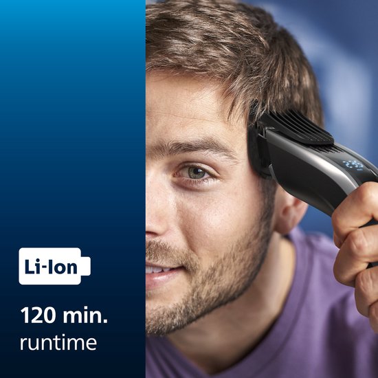 Philips series 9000 HC9420/15 - Tondeuse - Zwart/zilver - Met reisetui