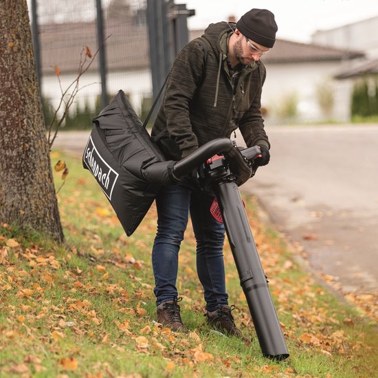 Scheppach 3-in-1 Benzine Bladblazer LBH3500P - 25.4cc - 900W - 1,2PK - Bladzuiger, Bladblazer & Versnipperen - Blaassnelheid 260 km/u - 790 m³/u - 50L opvangzak