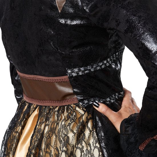Dressforfun Steampunk rebel M - verkleedkleding kostuum halloween verkleden feestkleding carnavalskleding carnaval feestkledij partykleding - 302326