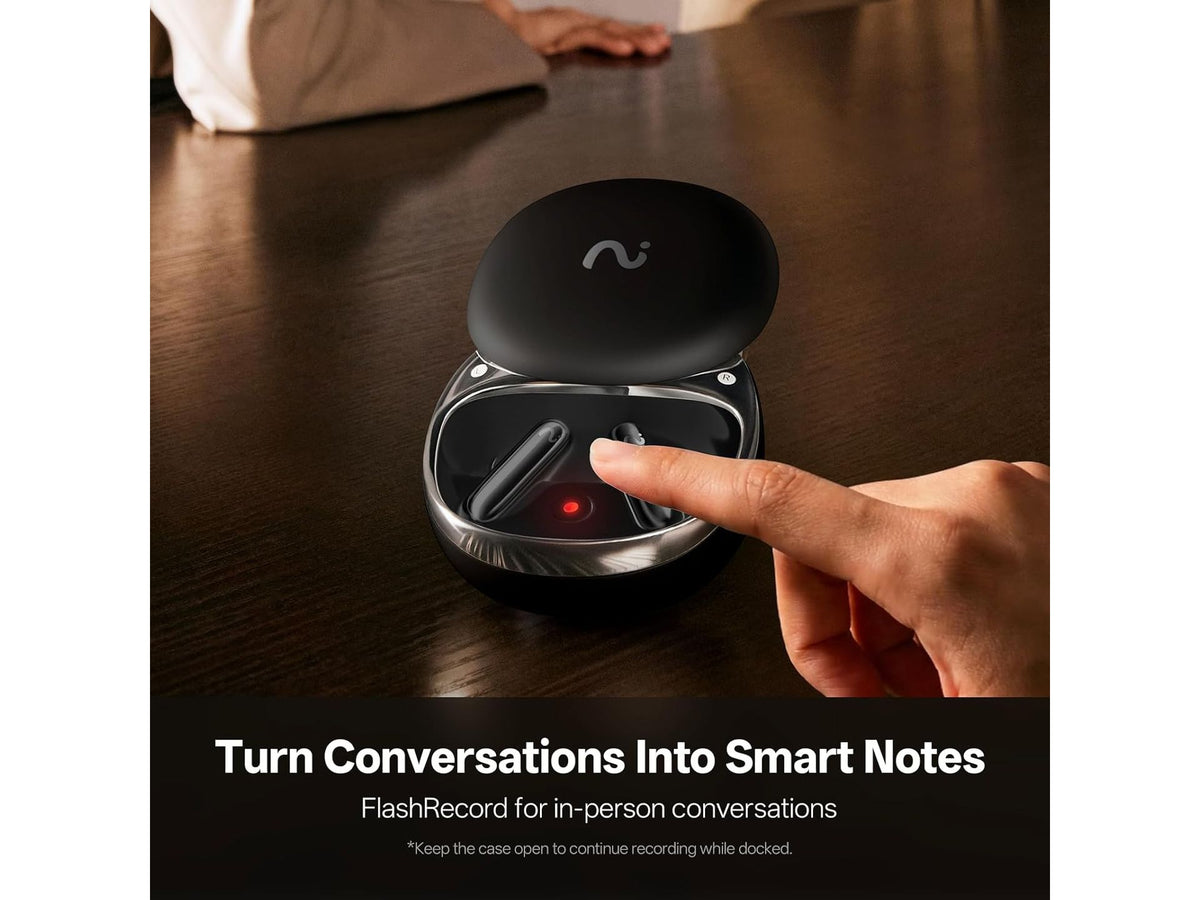 Viaim RecDot AI VoiceRec In-Ears - Refurbished - AI Transcriptie & Vertaling - Zwart
