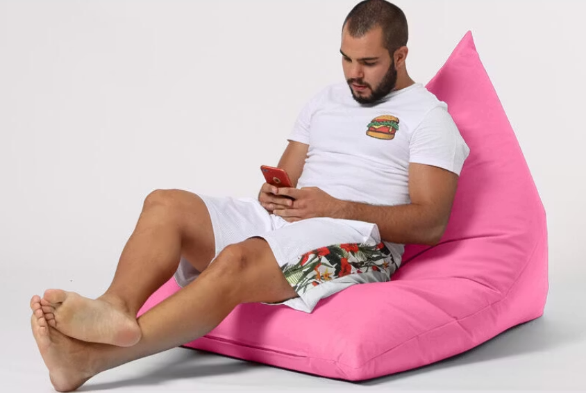 Ferndale Zitzak voor Binnen en Buiten - Waterdicht en Comfortabel - - 145 x 35 x 90 cm  - Roze