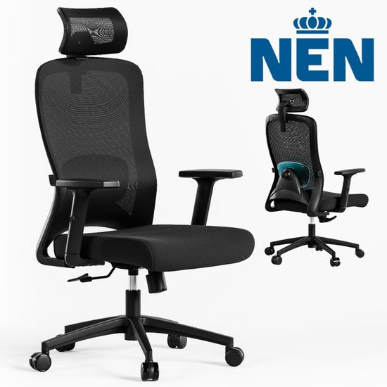 Organess® Ergonomische Bureaustoel – Office Gaming Chair - Bureaustoelen voor Volwassenen – Game Gaming Stoel - Max. 150 kg
