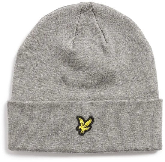 Lyle & Scott Muts Wol Blend Grijs - Maat one size fits all - Heren
