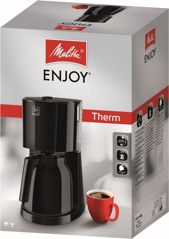 Melitta Enjoy Therm koffiezetapparaat 1017-06 zwart