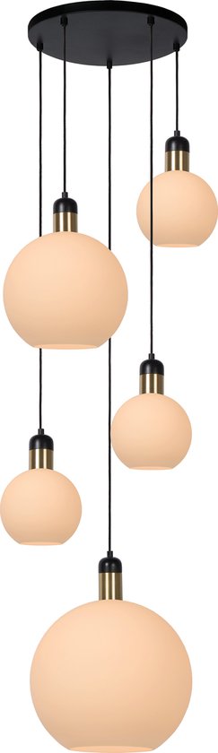 Lucide JULIUS - Hanglamp - 5xE27 - Opaal