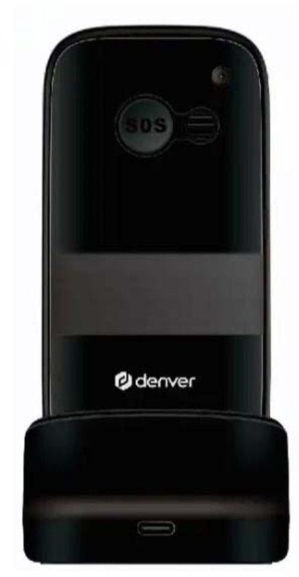 Denver Senioren Mobiele Telefoon 4G - Grote Toetsen - SOS knop - Smartphonevrij opgroeien - Oplaadstation - GSM - Volledig NL en FR - BAS18600L