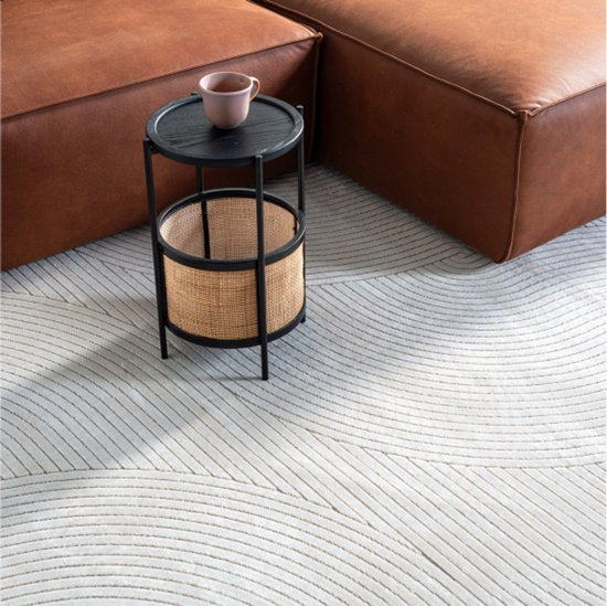 by fonQ Flat Vloerkleed - Beige - Rechthoekig - 200 x 300 cm - Japandi
