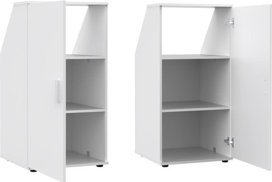 Kast schuine wand zolder slaapkamer - opbergkast geschikt voor schuine wanden - kast onder dakkapel