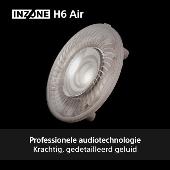 Sony INZONE H6 Air Headset Bedraad Hoofdband Gamen Zwart