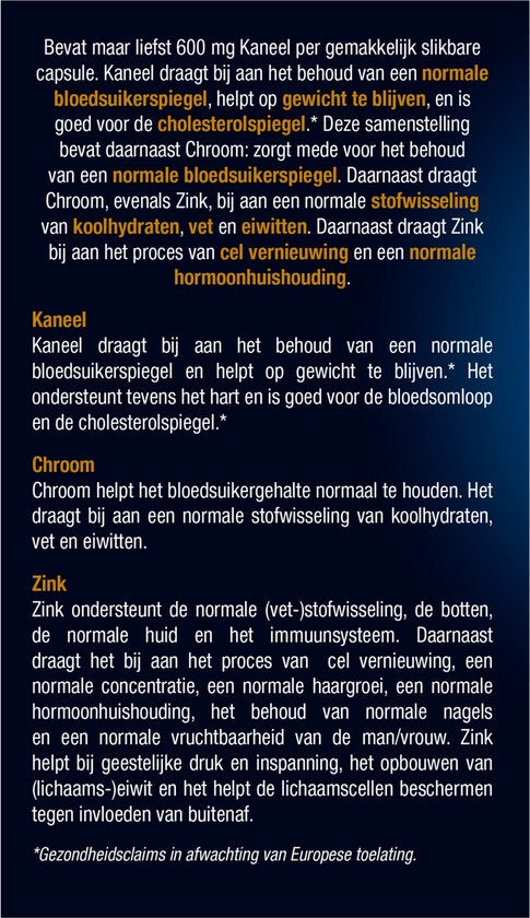 Lucovitaal Bloedsuikerspiegel Voedingssupplement - 30 capsules