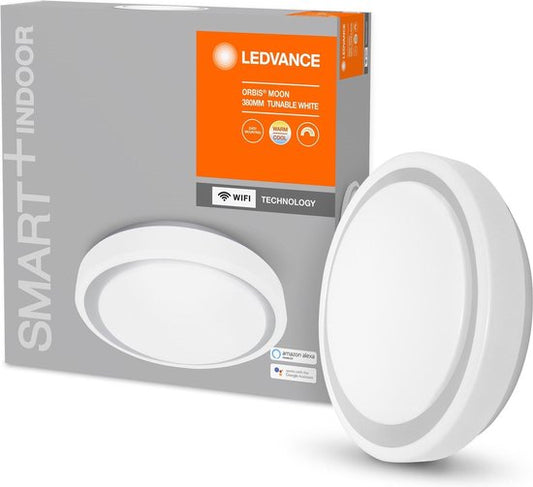 Ledvance Planon Frameless 30cm Tunable White Plafonnière 24W - Grijs - Warm Wit 3000K - Daglicht 6500K | 2500lm | Voor binnen (IP20)