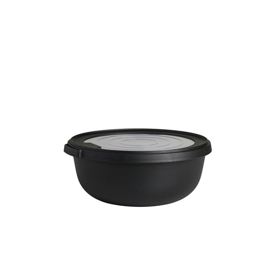 Mepal PRO Kom Scandinavisch Zwart - 1250 ml - 19 x 19,5 x 8 cm - Met Deksel