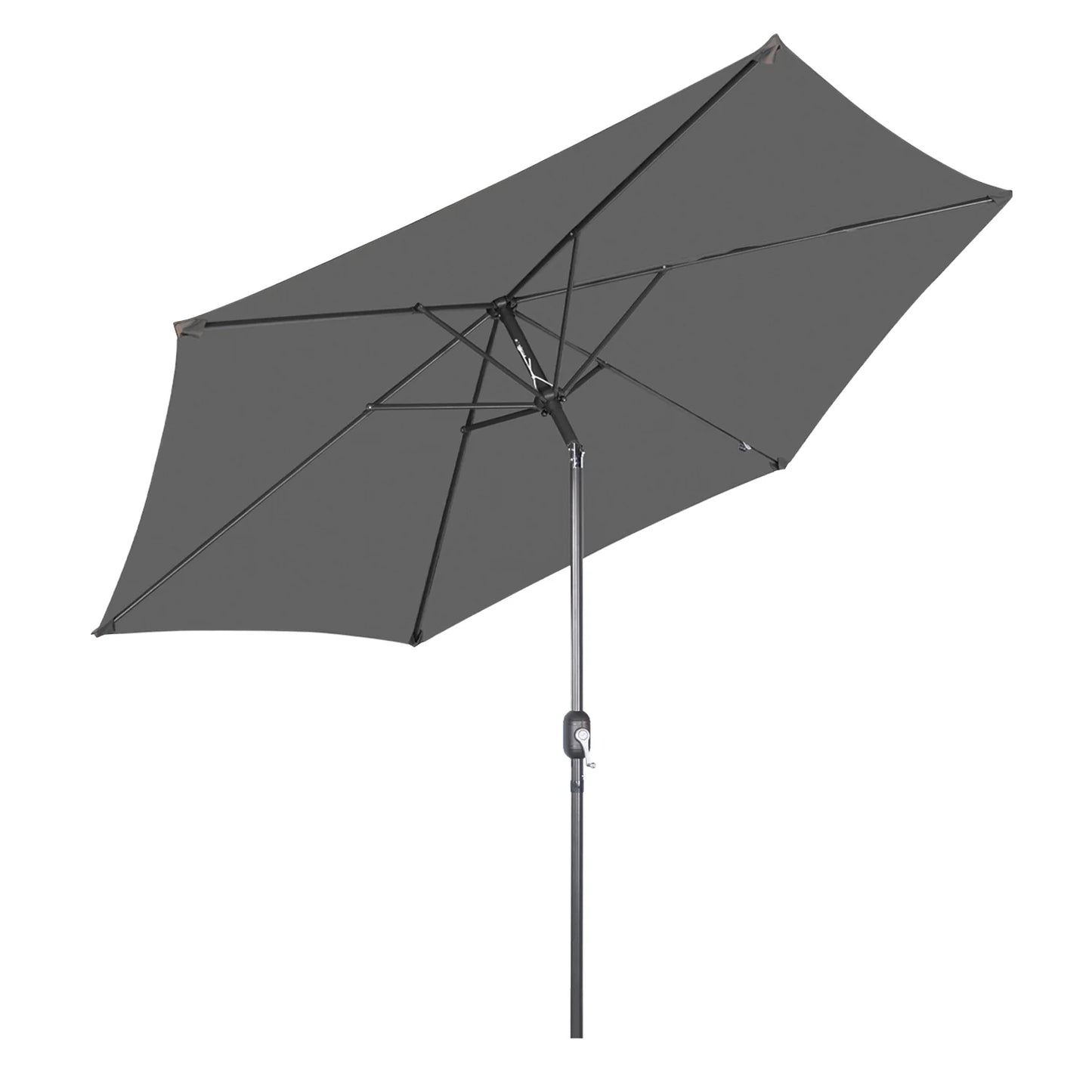 Angel Living 300cm Zweefparasol Rechthoekig - Parasol met Kruisvoet en Draaibare Arm - Rood
