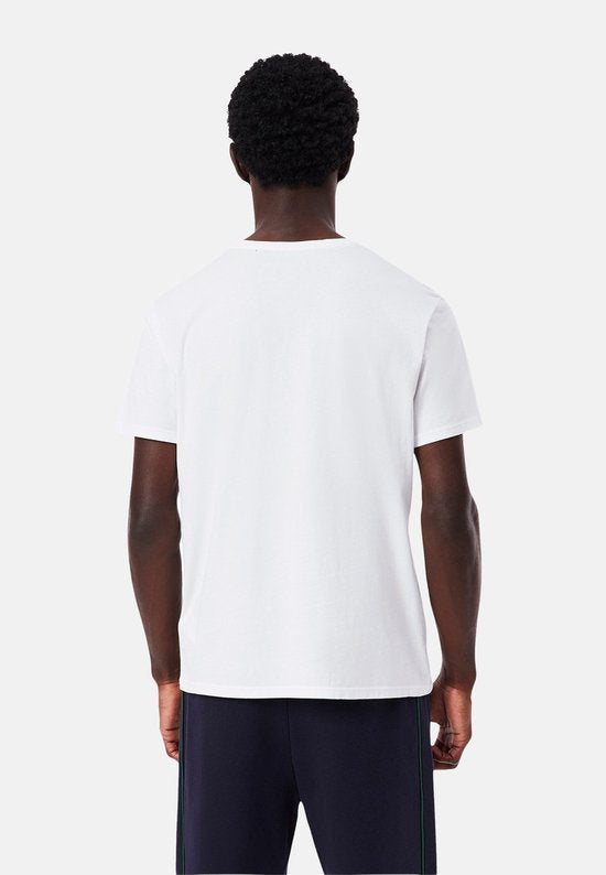 Lacoste t-shirt T-shirt met korte mouwen 3 stuks - wit - maat XXL