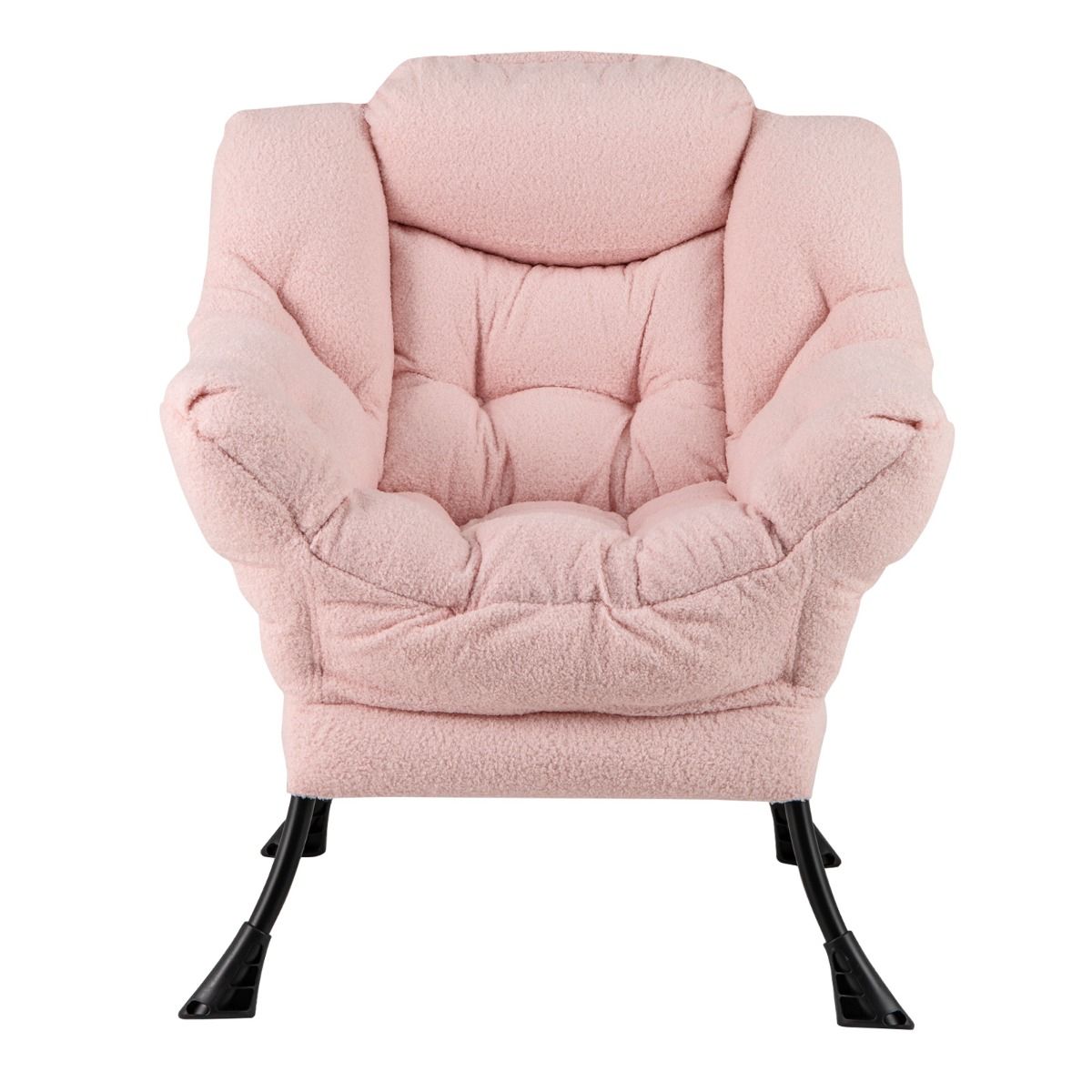 Coast Relaxfauteuil - Ergonomische loungestoel met hoofdkussen - Opbergvak - Beige 80 x 74 x 97 cm