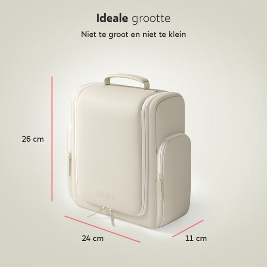 ONYX Toilettas Beige - Make Up Tasje - Cosmetica Organizer