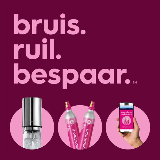 Sodastream Bruiswatermachine Enso RVS