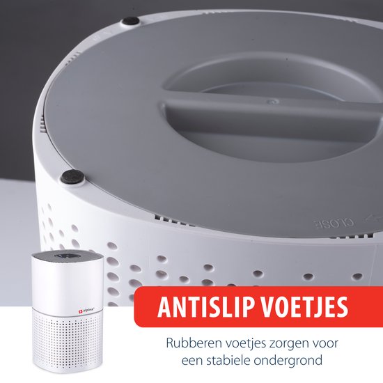 alpina Luchtreiniger met Ionisator - Air Purifier met HEPA H11 - CADR: 240 m³/h - Ruimtes tot 28 m²