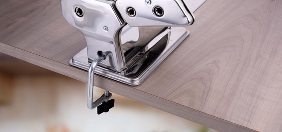alpina Pastamaker Handmatig - RVS - Tafelklem - Spaghetti, Ravioli, Lasagne